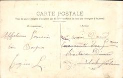 Claustro de Rochefoucauld de la POSTAL de la VENDIMIA del convento viejo de los frailes carmelitas