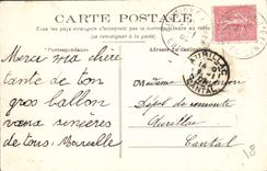 VINTAGE POSTCARD Castle of Northern Grossouvre Frontage