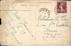 VINTAGE POSTCARD Not in and the Post office