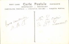 VINTAGE POSTCARD Cathedral of Rheims Tympanum of the northern Gate scenes of the life of Saint Remi and Holy Nicaise