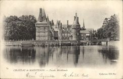 Castillo de la POSTAL de la VENDIMIA del ataque frontal más situado más al sur de Maintenon