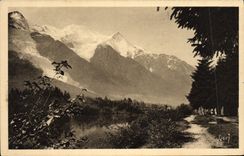 CPA Chamonix Mont Blanc Le Miroir du Mont Blanc