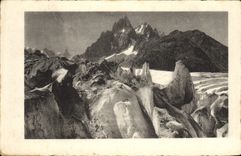 CPA Chamonix Mer de Glace vue du Chapeau