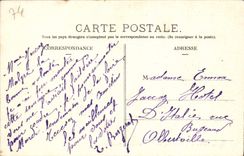 CPA La Chaine du Mont Blanc vue du Sommet du Mont Joly