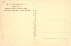 CPA Chamonix Mont Blanc Massif de L'Aiguille du Dru