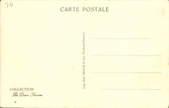 La POSTAL Chamonix de la VENDIMIA bisela mulas grandes y Mont Blanc