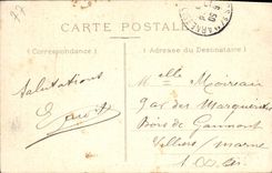 VINTAGE POSTCARD Drill of Fontainebleau the Cap of Franchard Jockey