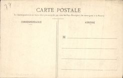 VINTAGE POSTCARD Drill of Fontainebleau the Head of Dog Falls of Apremont Road Marie Therese