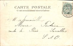 VINTAGE POSTCARD Drill De Fontainebleau Manor D' Obermann