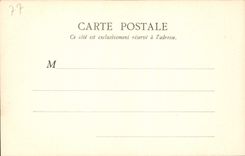 Gargantas de Foret De Fontainebleau de la POSTAL de la VENDIMIA con los lobos