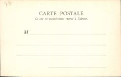 VINTAGE POSTCARD Drill De Fontainebleau Falls of Franchard after the fire
