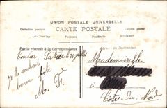 CPA Fantaisie Homme Un Bonjour