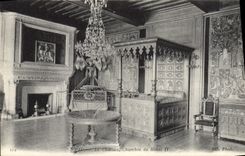 CPA Pau Le Chateau Chambre De Henri IV