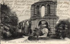 CPA Bordeaux Les Ruines Du Palais Gallien