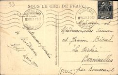 VINTAGE POSTCARD Bordeaux Cathedral St Andre