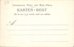 VINTAGE POSTCARD Sainte Marie of Carry out Hom the Master furnace bridge