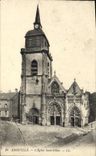 VINTAGE POSTCARD Abbeville the Church Holy Gilles
