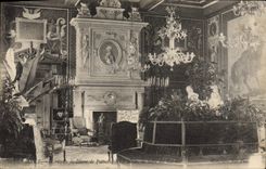 Castillo de Anet de la POSTAL de la VENDIMIA de Diane de Poitiers el cuarto de los protectores