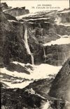 VINTAGE POSTCARD the Pyrenees Cascades De Gavarnie
