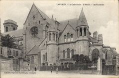 CPA Langres La Cathedrale L'Abside Les sachristies