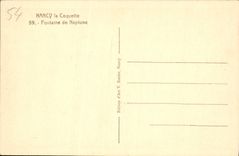 CPA Nancy La Coquette Fontaine De Neptune