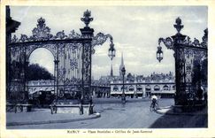 CPA Nancy Place Stanislas Grilles De Jean Lamour