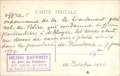 VINTAGE POSTCARD Picturesque Auverpme Caves De Chateauneuf close St Nectary