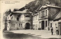VINTAGE POSTCARD Auvergne Bourboule Choussy Establishment