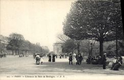CPA Paris L'Avenue De Bois De Boulogne