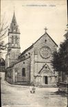 VINTAGE POSTCARD Bourbonne Les Bains the Church