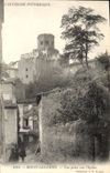 VINTAGE POSTCARD Royat Les Bains Seen from On I' Eglise