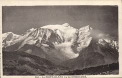 VINTAGE POSTCARD Mont Blanc Seen De Combloux