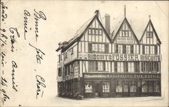 VINTAGE POSTCARD Cookies Fossier Rheims