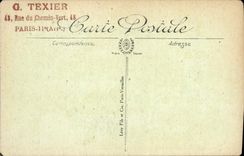 VINTAGE POSTCARD Rouen Old women Houses And Old Fountain