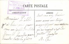 VINTAGE POSTCARD Environs De Cauterets Route of the Bridge of Spain Cascades of Cerisey