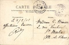 VINTAGE POSTCARD Mirambeau Western Southern the Cot Castle