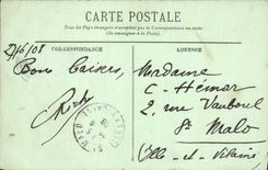 VINTAGE POSTCARD the Office Under Yeuses