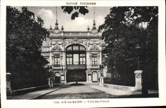 VINTAGE POSTCARD Aix Les Bains Villa Of the Flowers