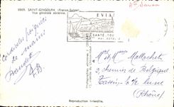 CPM Saint Gingolph Vue General Aerienne