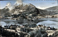 VINTAGE POSTCARD Annecy Lake Seen On Talloires And Duingt