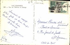 CPA Lac D'Annecy Vue Sur Talloires Et Duingt