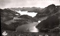 MODERN CARD the Pyrenees Lake D' Oredon Seen from of the collar of Aubert