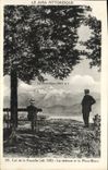 VINTAGE POSTCARD the Jura Pittoresque Collar of the Sickle fears It and Mont Blanc