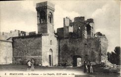 CPA Beaucaire Le Chateau La Chapelle