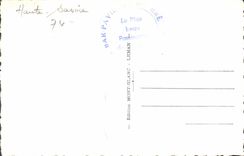 CPA Chamonix Blanc Lac Cornu