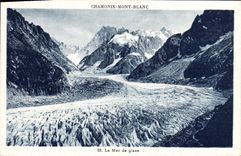 CPA Chamonix Mont Blanc La mer de glace