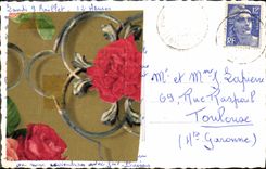 POSTAL Chamonix y la TA blanca de la VENDIMIA