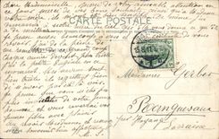 VINTAGE POSTCARD Heavy Souvenir of the fiftieth anniversary 1858 1908 Black and white Soubirous II Schepfer Peyramale