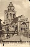 VINTAGE POSTCARD Caen Old Holy Etienne