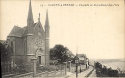 VINTAGE POSTCARD Sainte Address Vault of Notre Dame of the Floods